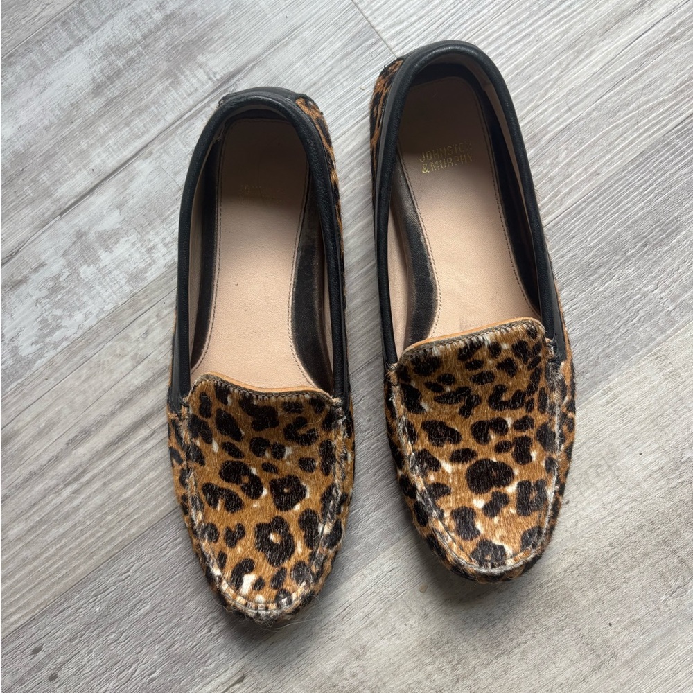 Johnston & Murphy Animal Print Loafers